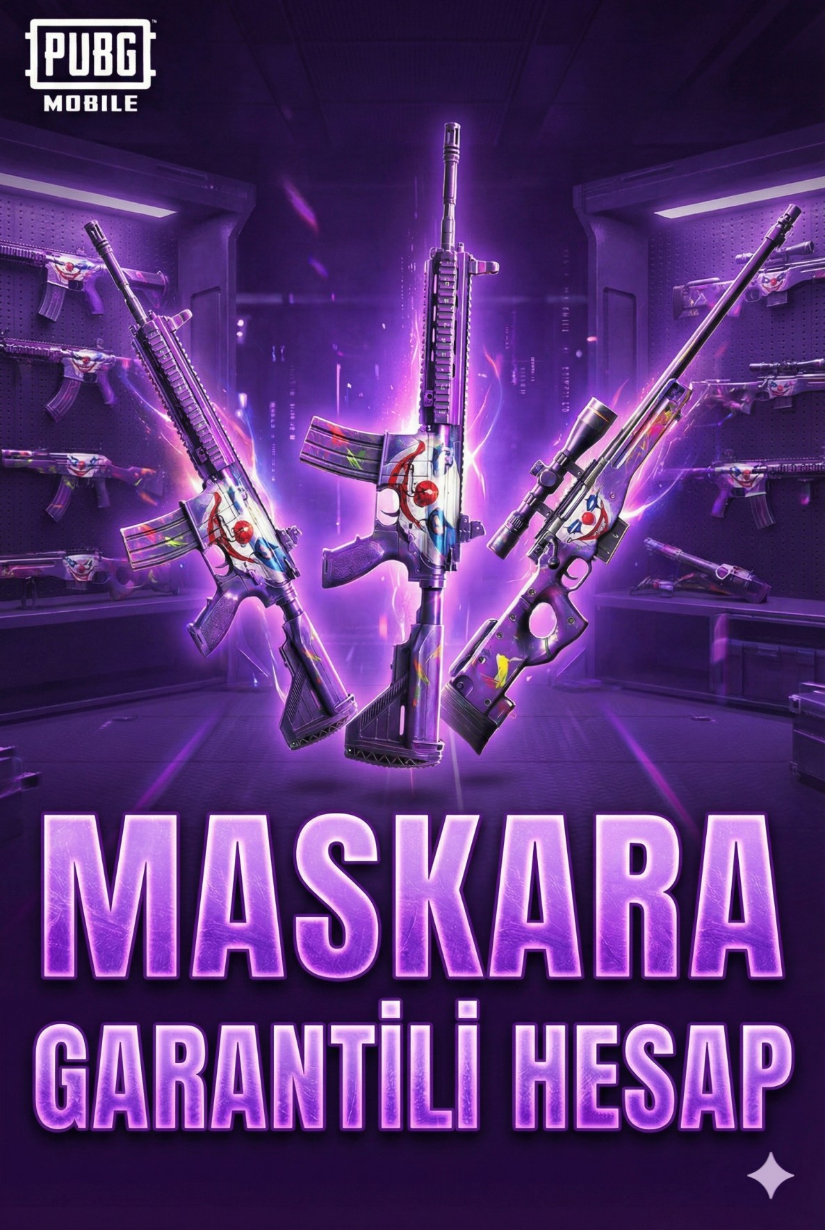 PUBG Mobile Maskara Random Hesap