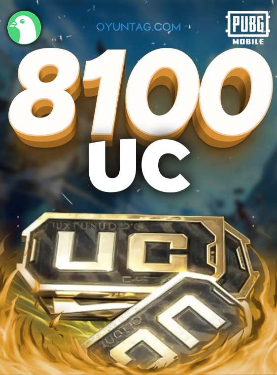 PUBG Mobile 8100 UC Şansı